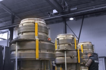 FCCU pressure balanced expansion joints for european refinery