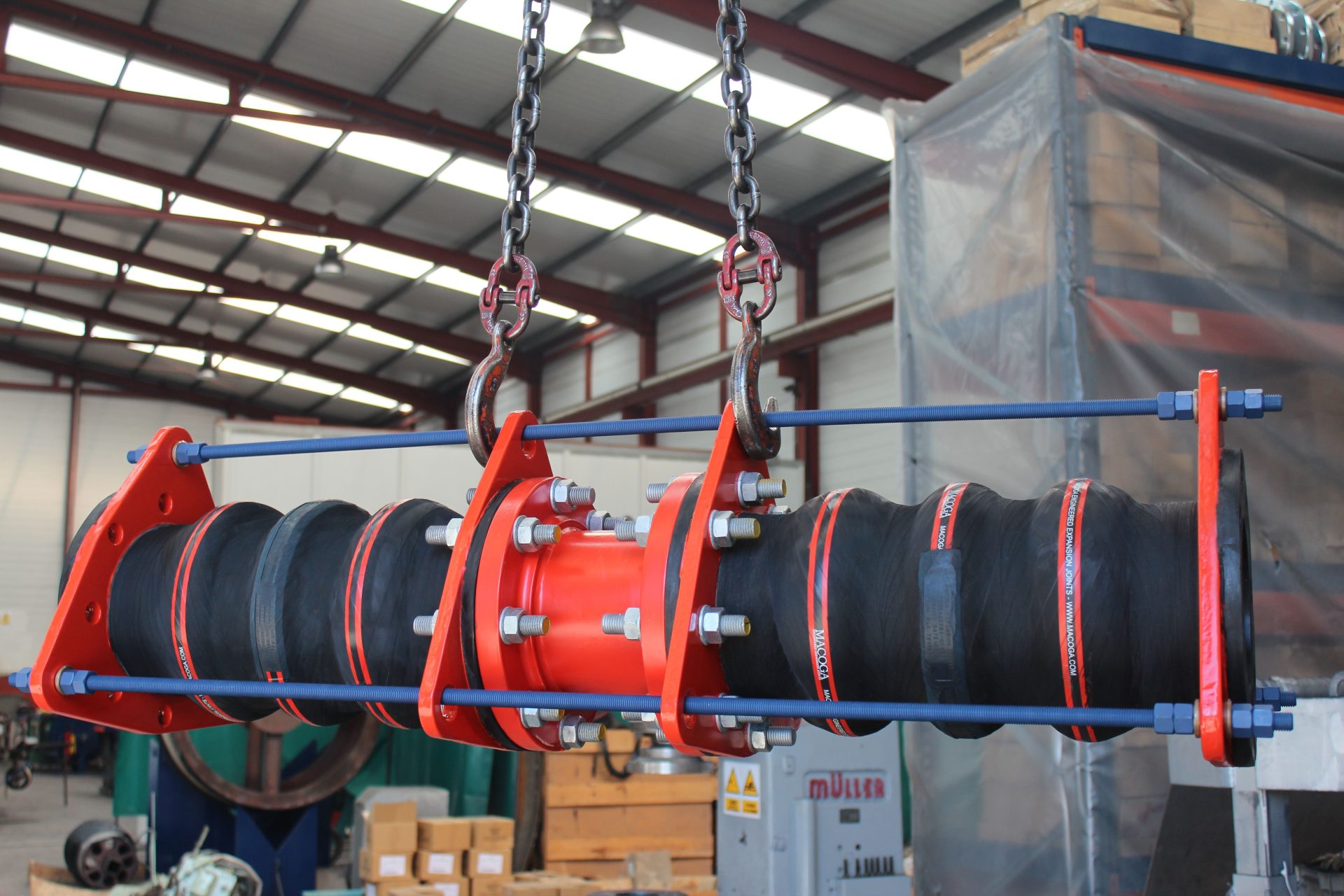 Rubber Expansion Joints for Abu Dhabi National Oil Company, ADNOC
