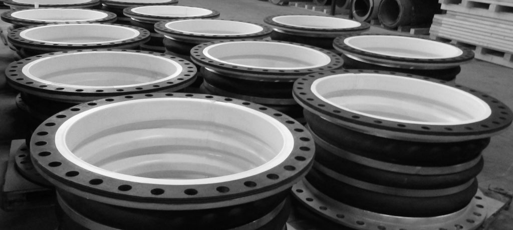 PTFE lined Rubber Expansion Joints for Refinery Company in Saudi Arabia