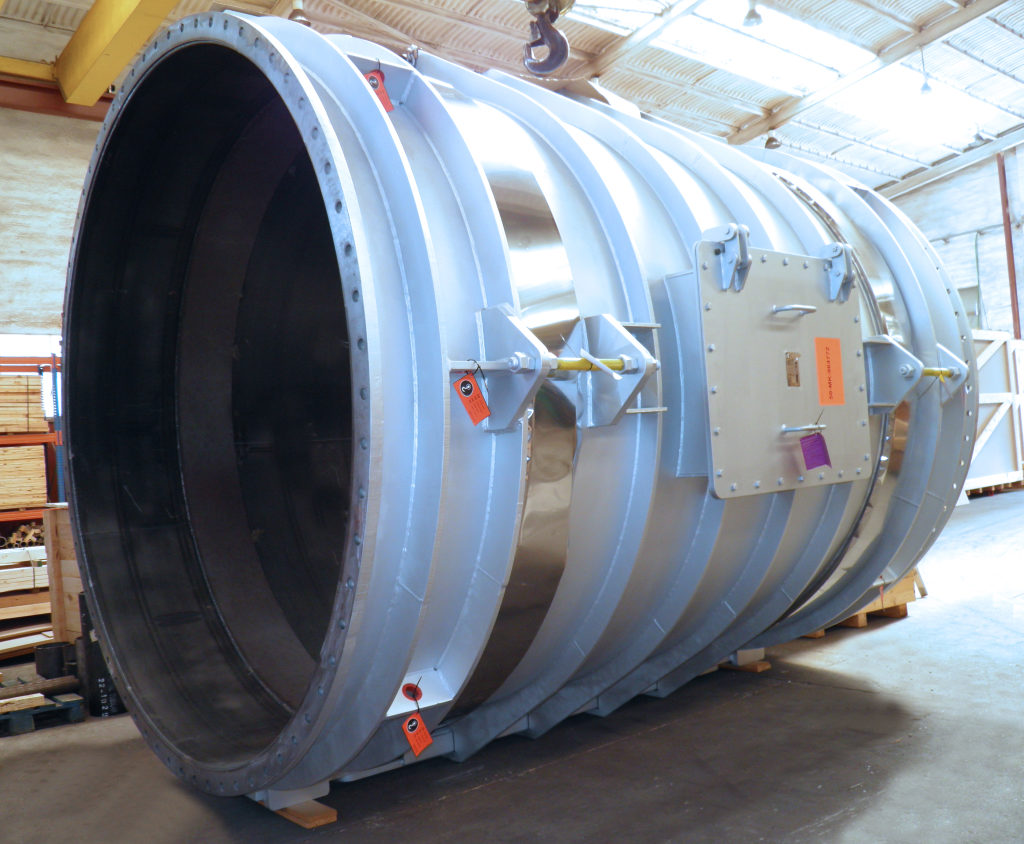 July 2011 - Premium Service Double Hinged MWY DN3000 for Swedish Steel Plant 