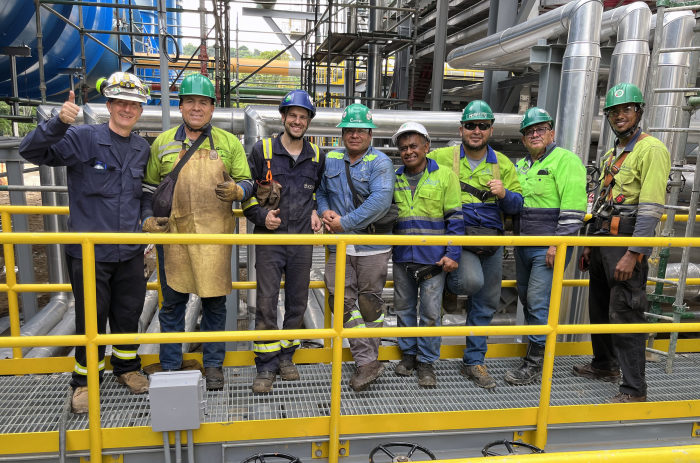 Successful Dog Bone Installation in Colombian Power Plant