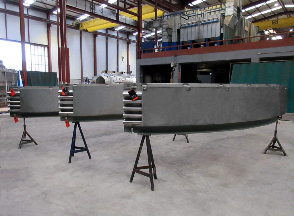 7 meter (23 ft) diameter Clamshell Expansion Joint for Power Generating facility in Connecticut, USA