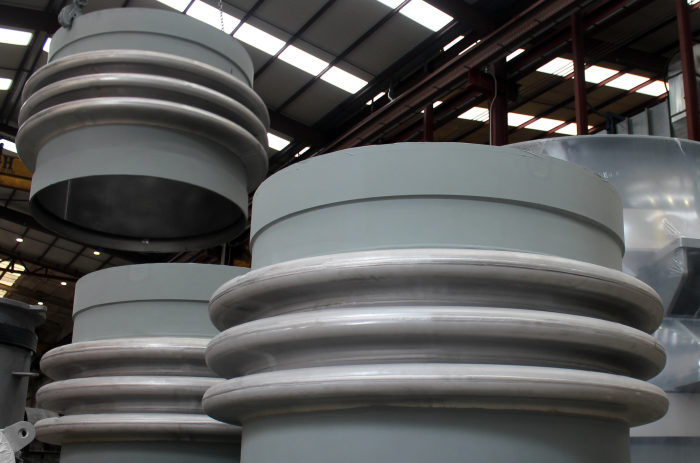 Lens Type Expansion Joints for Steel Plant in Europe