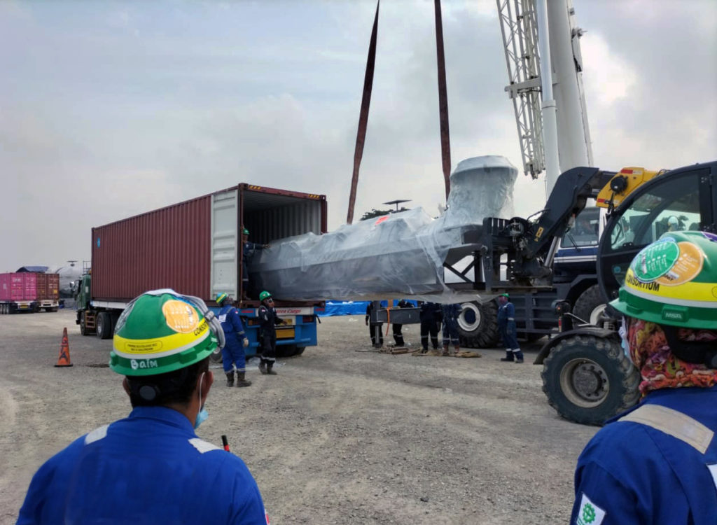 Safe and successful arrival of FCC Expansion Joints at the refinery site located in South East Asia