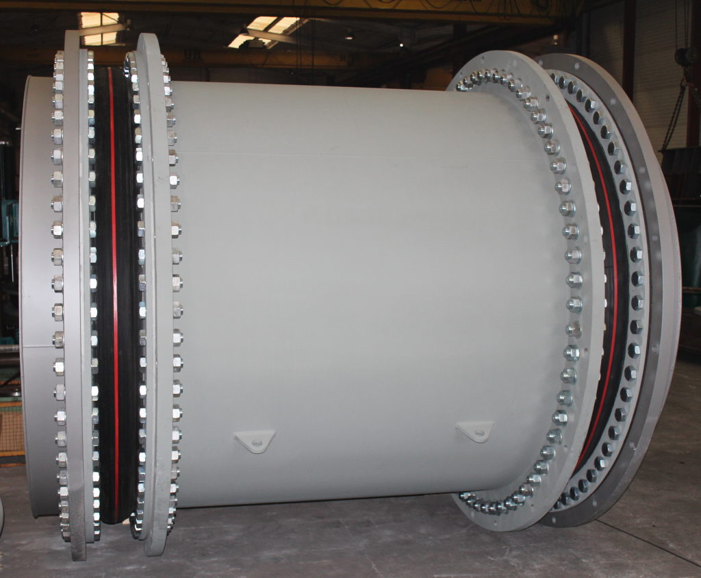 High Pressure Double Hinged Expansion Joints for Hydroelectric Power Plant in Costa Rica