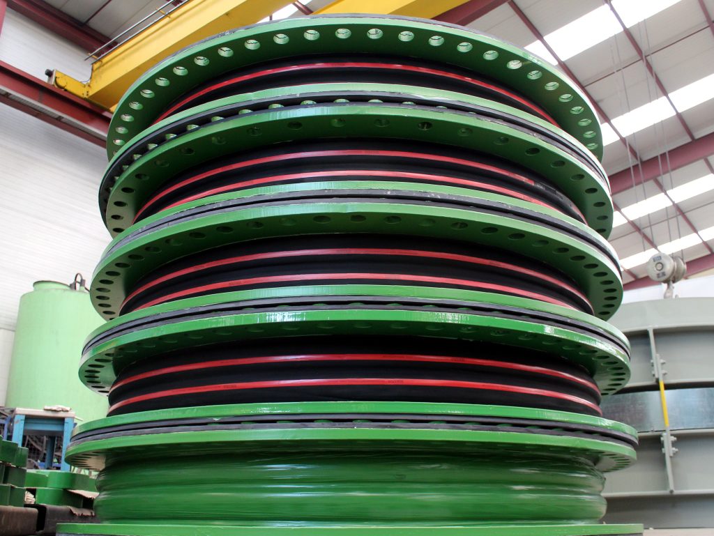 Double Arch large size MAC-FT2 Rubber Expansion Joints for Power Plant in Europe