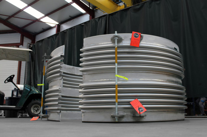Manufacturing, shipping and installation of large size Clamshell Expansion Joint Alloy 625 Gr. 1 in less than 24 hours for a refinery in the Middle East 