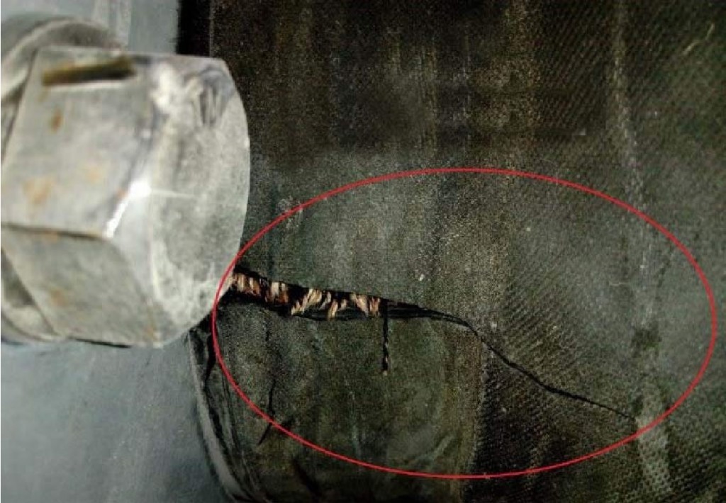 How to determine if a rubber expansion joint is damaged