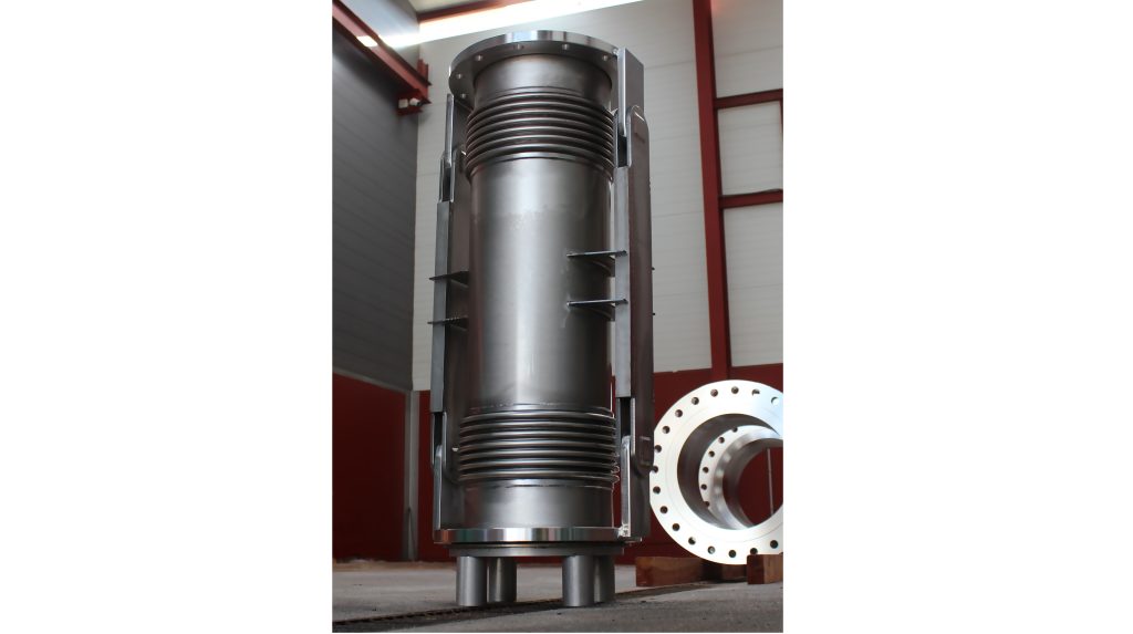 Titanium Double Hinged and large size Hinged Expansion Joints for the world’s leading steel and mining company